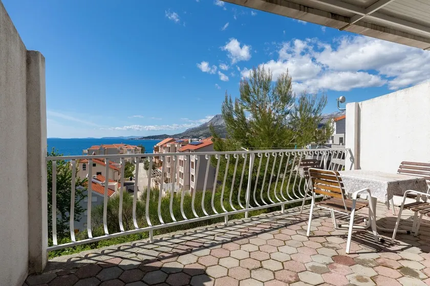 One bedroom apartment with terrace and sea view Nemira, Omiš (A-2828-e) - Image 1