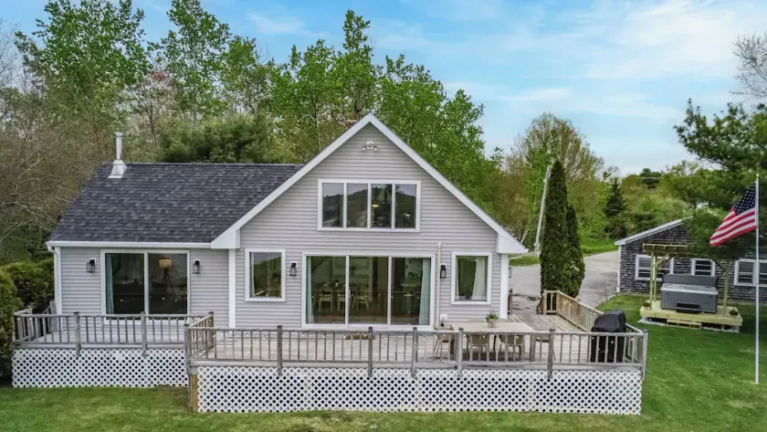 4-Season Waterfront Oasis Acadia with Hot Tub - Image 1