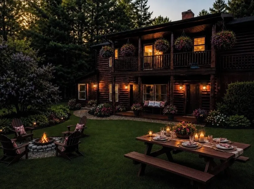 30 acres, steam sauna, hot tub, 7 beds, sleeps 10. We LOVE dogs! - Image 1
