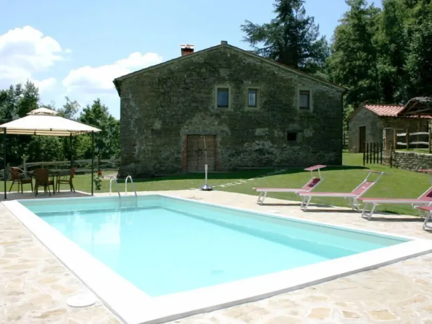 Typical stone farmhouse with private pool and garden situated in a hilly position a few km from the - Image 1