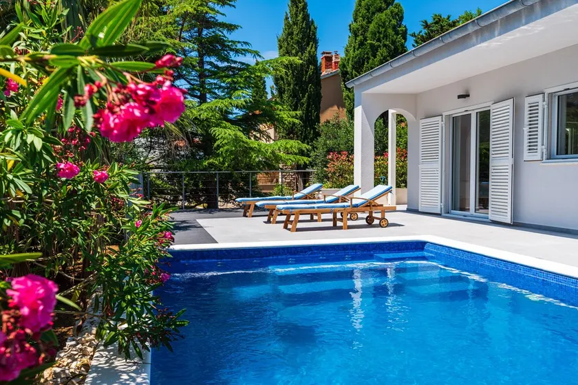 Modern villa with heated private pool, 100 m distance from the sea - Image 1