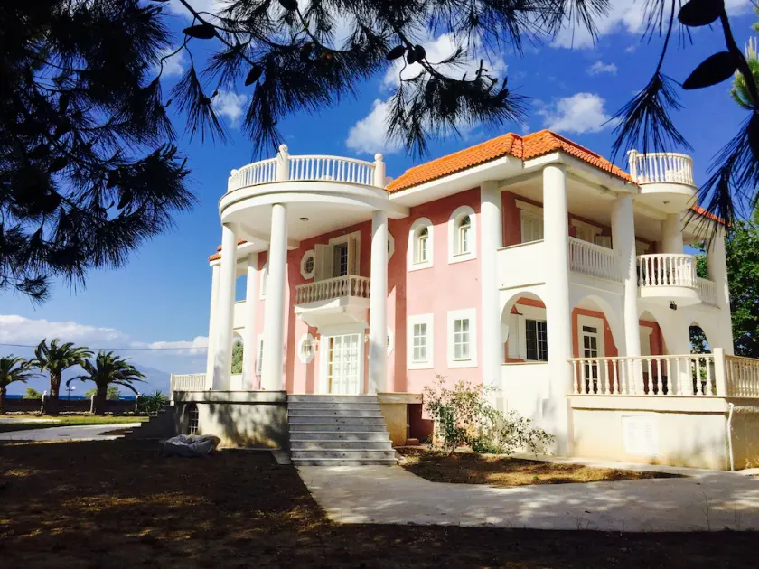 Beachfront Villa with Majestic Views - Peloponnese - 2 hours West of Athens - Image 1