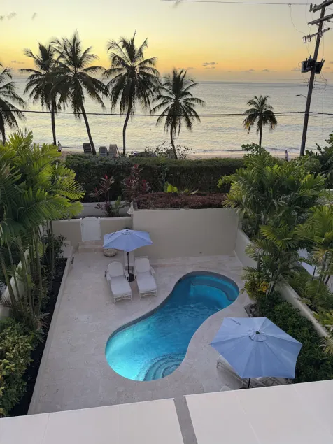 Tradewinds, villa with sea views & pool, 1min walk to beach.  - Image 1