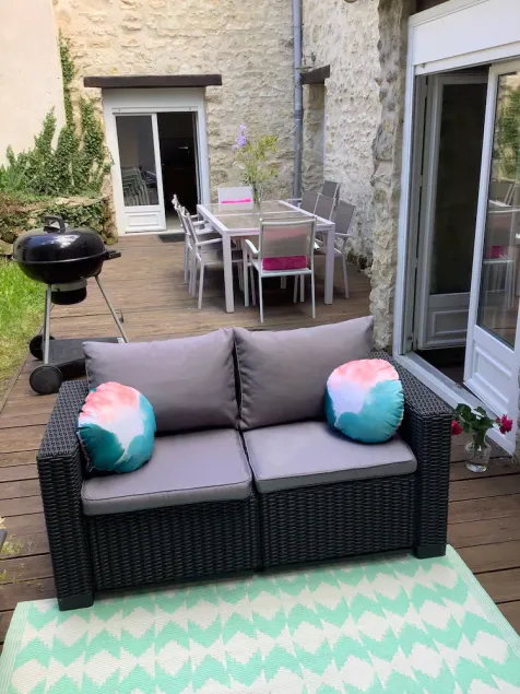 Whole house 4 **** of 240 m2 near Paris, balneo, equipped garden, wifi - Image 1