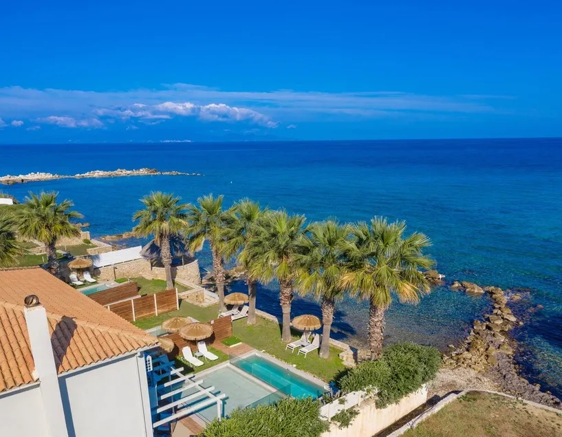 Gaia Deluxe SeaFront Villa, with Private Pool & Direct Access to the Beach - Image 1