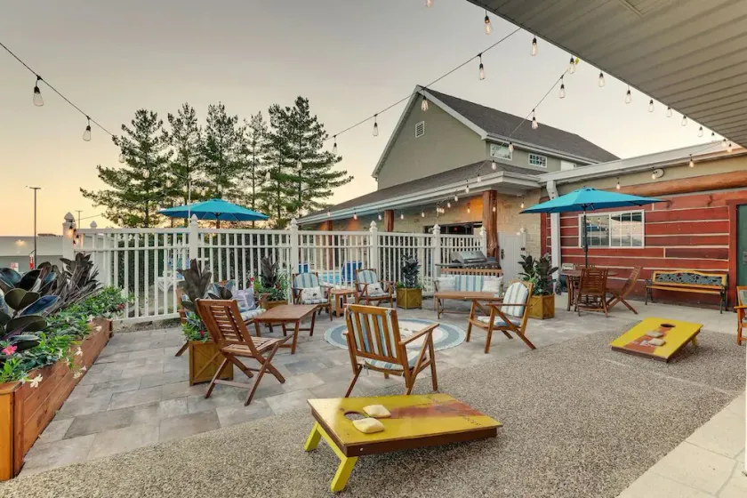 Nature-Infused Riverside Lodging | Poolside Patio & Hot Tub | 4 Units - Image 1