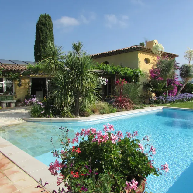 Villa d'exception ****  La Rose des Vents à Valbonne Piscine et jardin exotique. - Image 1