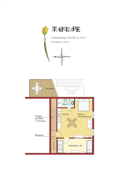 Ferienwohnung Tulpe 50qm - Image 1