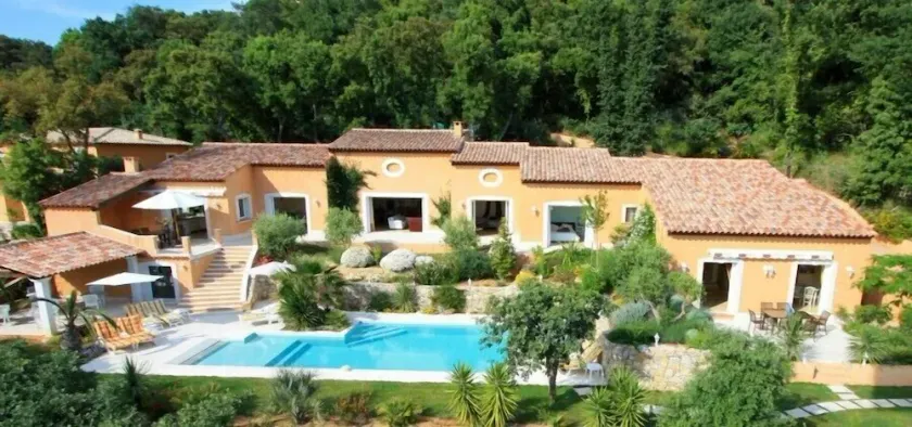 Villa til leje St Tropez-bugten i Grimaud med swimmingpool i en provencalsk bondegård - Image 1