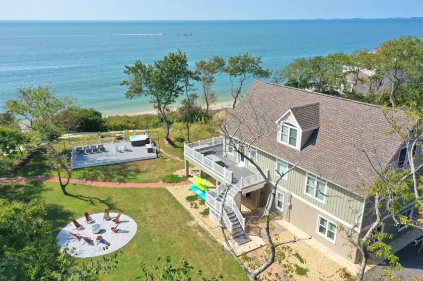 Coastal Bliss: 3500 sqft Beachfront Haven, Steps Away from Your Private Beach - Your Ultimate Cape Charles Getaway - Image 1