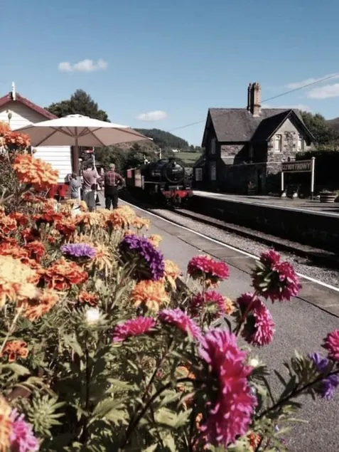 Grade II listed Station House by heritage railway - Image 1