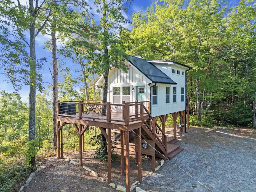 Pisgah Perfect-Hot tub, Hammocks, Fire Pit, and Views! - Image 1