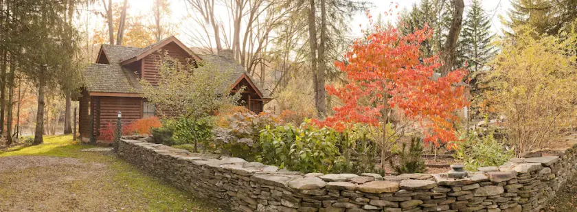 Private Waterfront Log Home on the Delaware River - Upstate _ Catskills - Image 1