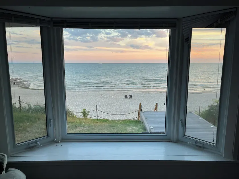 Direct beachfront home with stairs to private beach! - Image 1