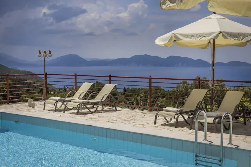 Lyxig villa Alkyoni med privat pool nära Fiscardo - Image 1