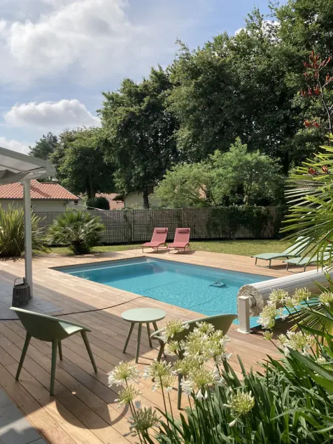 Quiet contemporary villa with heated pool, Seignosse - Image 1