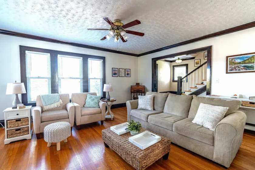Historic home. New River Gorge + Firepit +Gameroom, sleeps 10 - Image 1