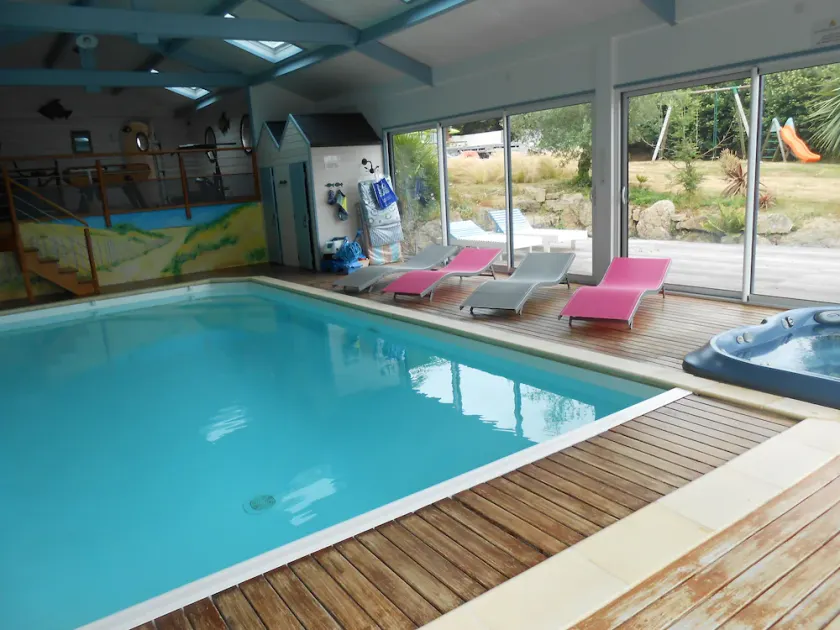 Villa mit Pool Indoor bis 28 ° erhitzt, Jaccuzzi, Sauna - Image 1