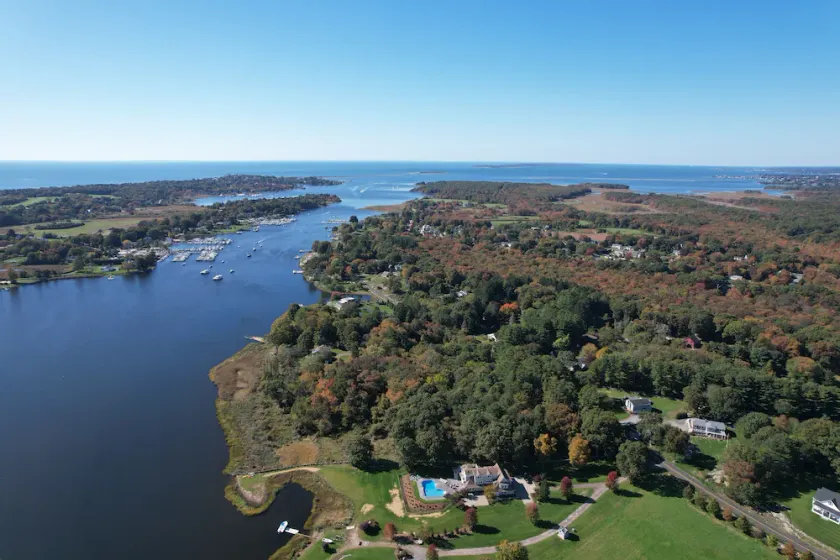 Elegant Waterfront Estate On 2 Acres ~ Private Pool ~ 12 min from Mystic!  - Image 1