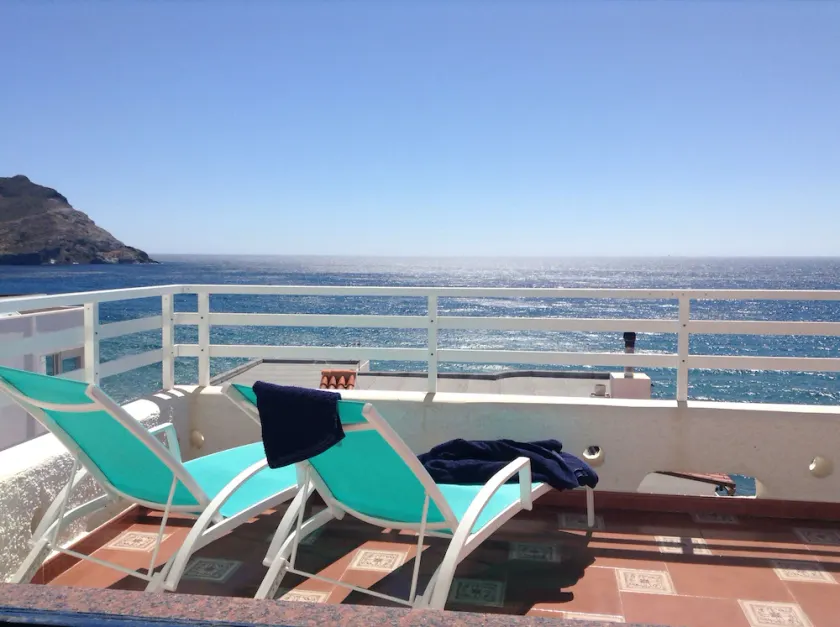 AUTUMN in SAN JOSE Apt 5 pax at 30 m beach and magnificent terrace, CHIMNEY - Image 1