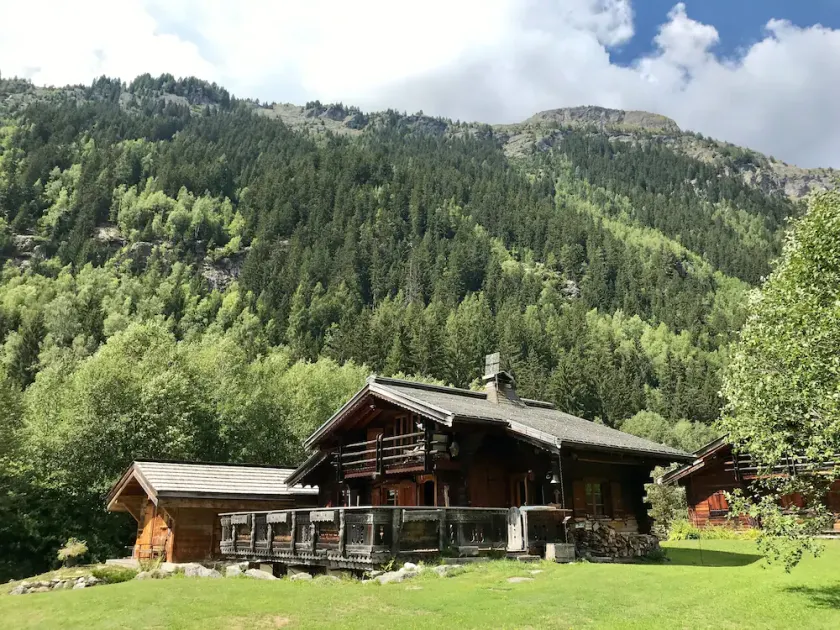 Chalet Alba Hyggeligt, autentisk, 8 personer. Mont Blanc udsigt, 2 min Grands Montets - Image 1