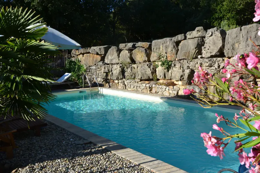 Storslået mas fra sten fra 1800-tallet, stor swimmingpool, stor skovklædt ejendom - Image 1