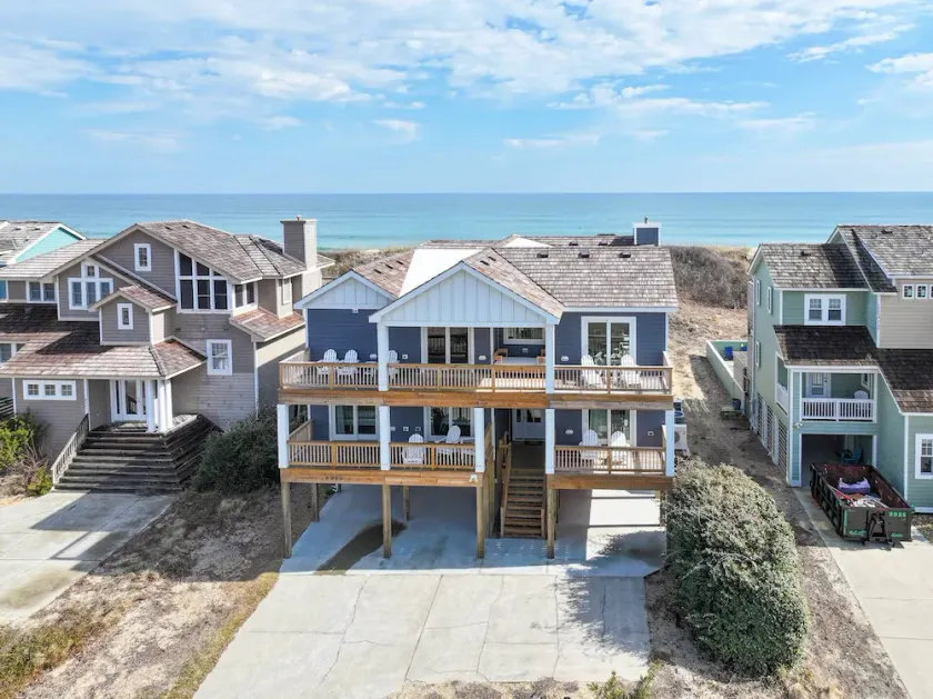 NautiBuoy - Village at Nags Head, Luxury Oceanfront, Elevator, Pool, Hot Tub, Pets OK - Image 1