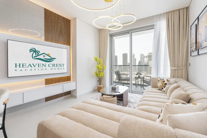 Vida Dubai Mall Balcony with Burj & City Views walk to Dubai Mall by Heaven Crest Vacation Homes - Image 1
