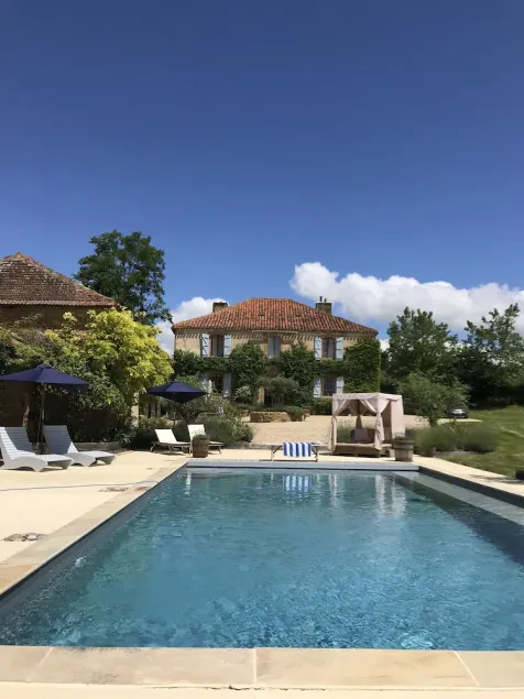 Gers 5bed Farmhouse , splendid views & stunning pool near Marciac sleeps 10 -12 - Image 1