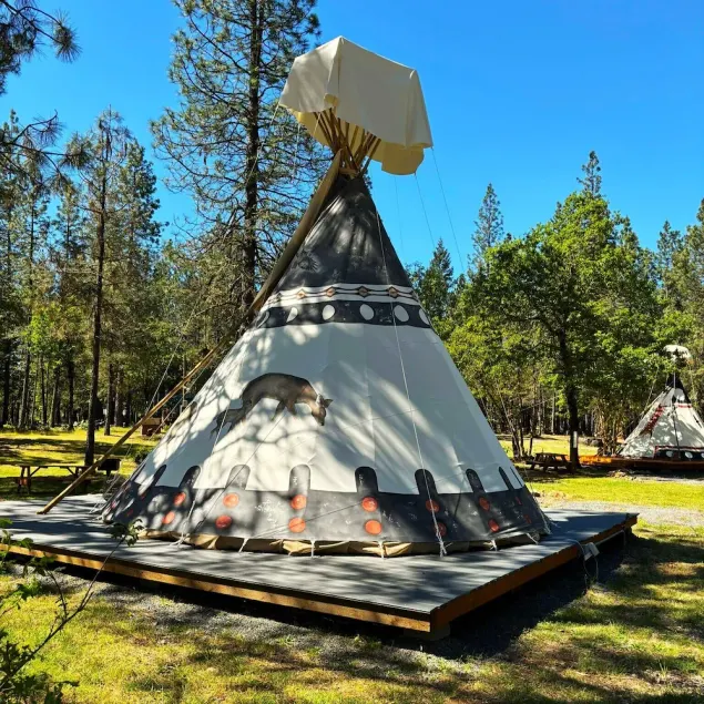 Buck and Does Tipi - 20' - Sleeps up to 4 - Image 1