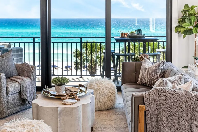 GORGEOUSLY RENOVATED! Palms C15, Gulf-Front,CORNER-UNIT, MODERN & FACING SUNSET! - Image 1
