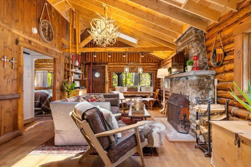 Chic, updated log cabin nestled in the pine trees of Sprucewold! - Image 1
