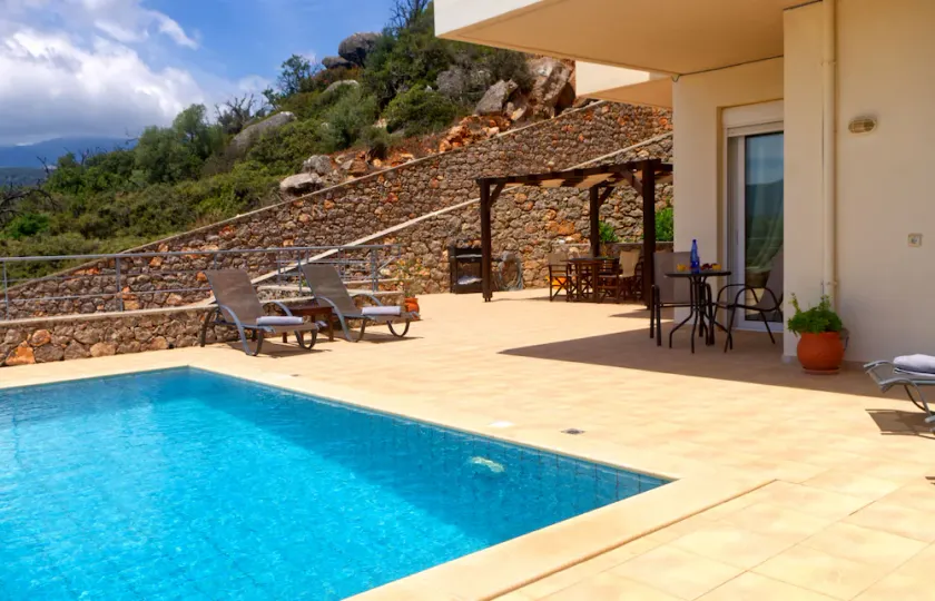 Villa Hibiscus ★ Private Pool • Near Voulisma Beach • Mountain Views - Image 1