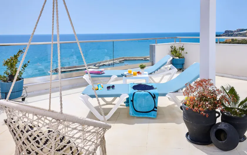 Modern Apartment, sunny, with a unique view of the Cretan sea!!! - Image 1