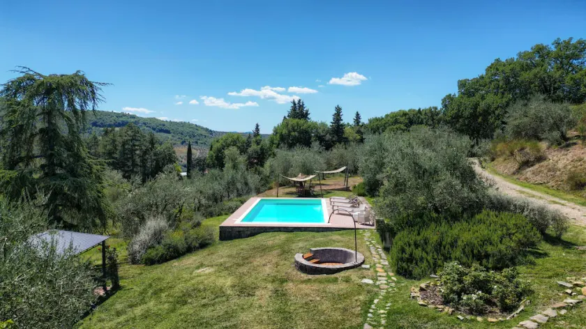 Villa med swimmingpool på florentinske bakker 25 km fra Firenze - Image 1