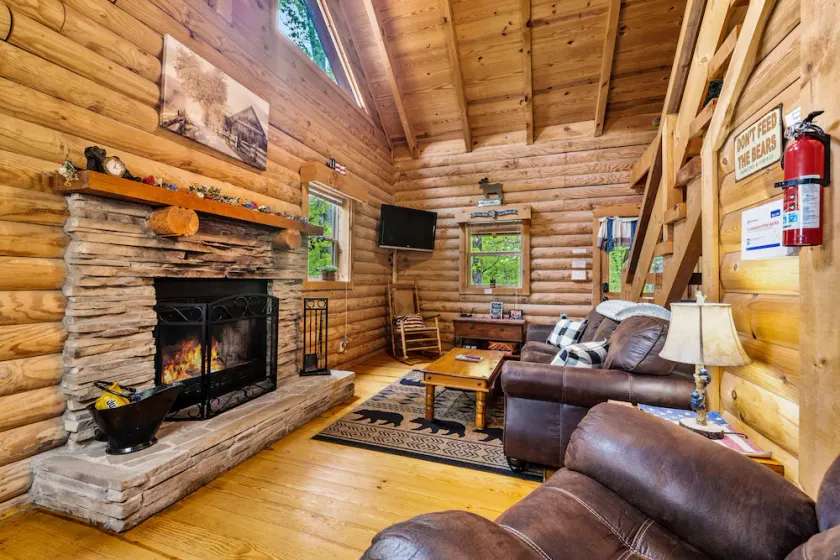 Log Cabin, UTK/Neyland, Smokies, 16acres, FP, HotTub, Arcade, Fishing, Golf,Pets - Image 1