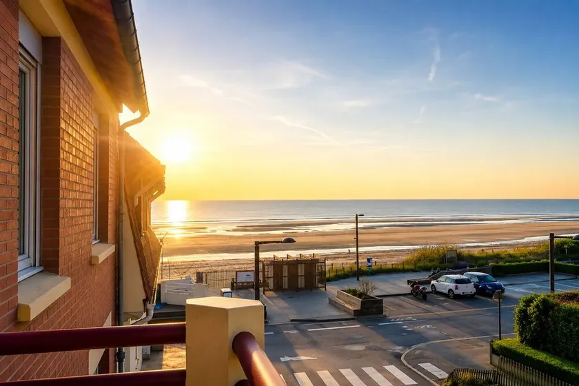 Bellissimo appartamento ammobiliato di 53 m² con vista mare a Merlimont plage. - Image 1