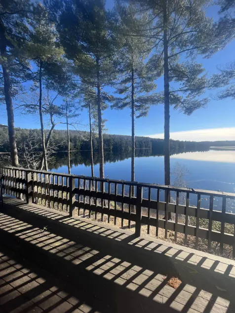 Hidden Lake Chalet w/ fire pit, sauna, trails, directly on lake - Image 1