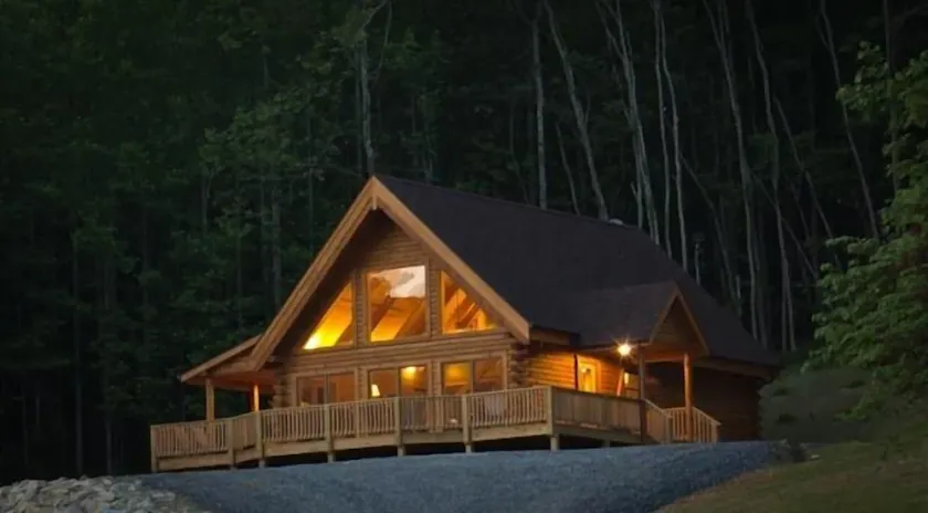 Meadow Voir la cabine, un nouveau journal de luxe maison près de Lexington VA. - Image 1