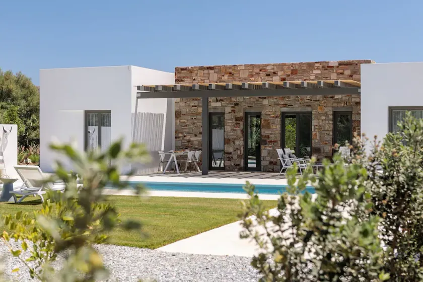 Stone Villa, a contemporary home, offering privacy, within reach of Naxos Town. - Image 1