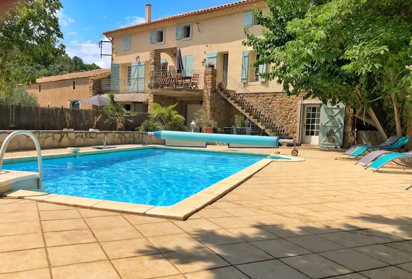 Traditionelt bondegård, privat opvarmet pool nr Strand, Carcassonne, Canal du Midi - Image 1