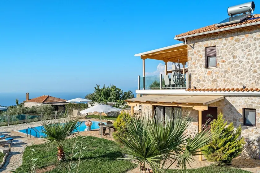 \"Villa Natalia\" with Sea View, Private Pool & Wi-Fi - Image 1