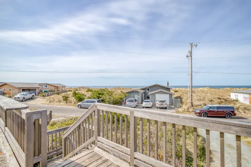 Cosy Beach Castle hat Panoramablick, Wrap-Around-Deck mit Meerblick! - Image 1