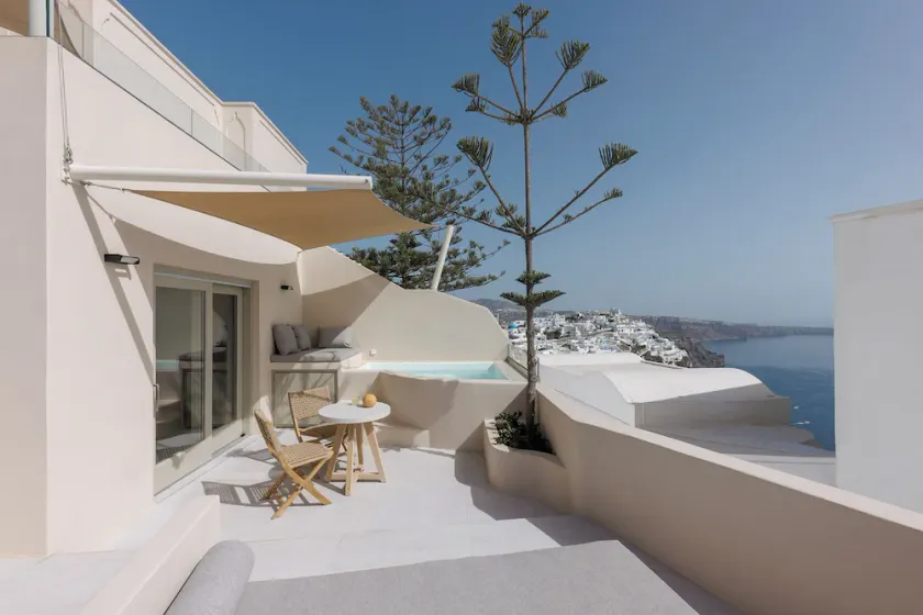 Morfes 1 Bedroom aprt with Hot Tub and partial Sea View by Caldera Houses - Image 1