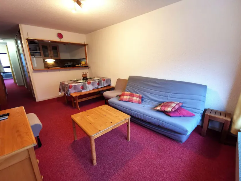 Gemütliche 2-Zimmer-Wohnung mit Kabine, nahe Pisten und Geschäften, schöner Bergblick, keine Haustiere. - Image 1