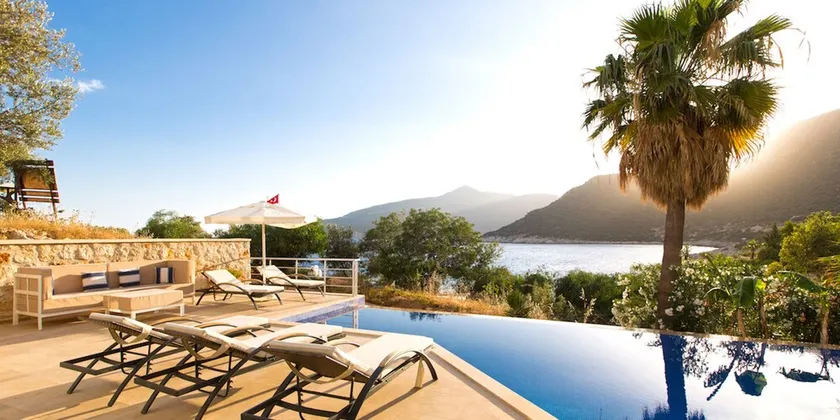 On the water front of  Kalkan’s Kalamar Bay, and under a 1 min walk to the beach - Image 1