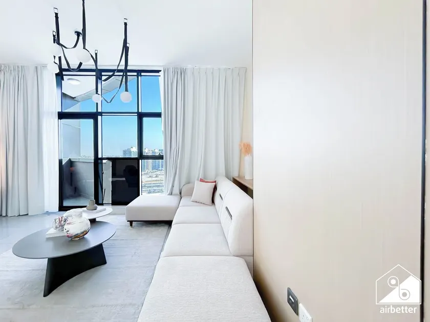 Stylish 1BR With Balcony City Views O2 Tower, JVC - Image 1