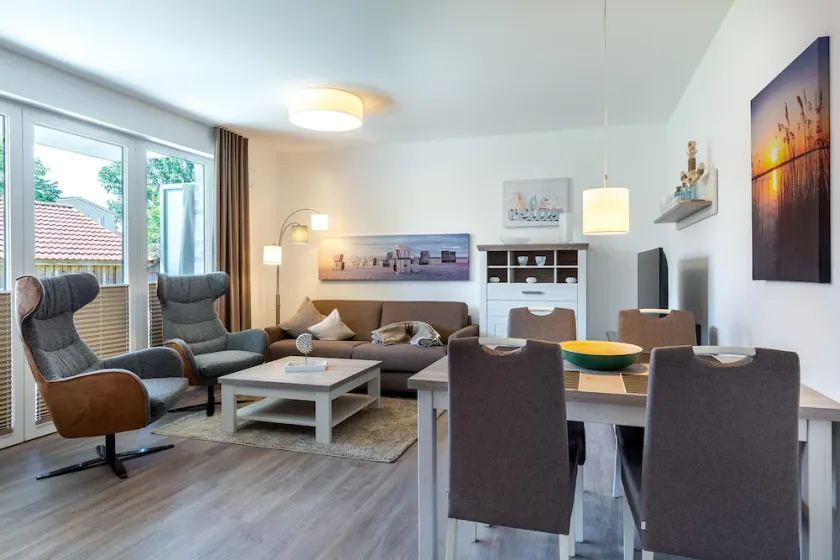 Tolles Apartment mit Sonniger, Geschützter Terrasse und nur 200 Meter zum Strand - Image 1