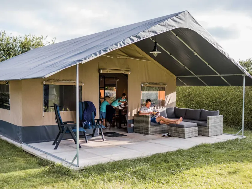Fine safari tent in a holiday park - Image 1