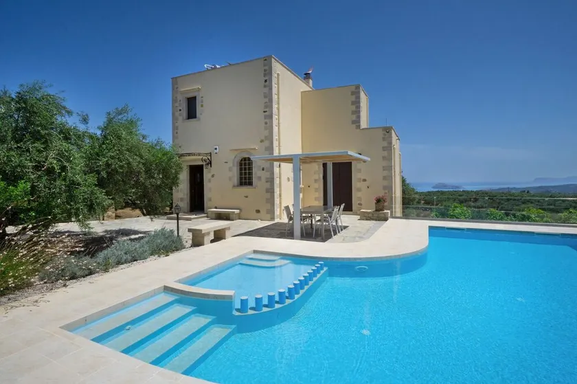 Casa Rustica avec 2 chambres et une piscine privée à Maleme, La Canée - Image 1